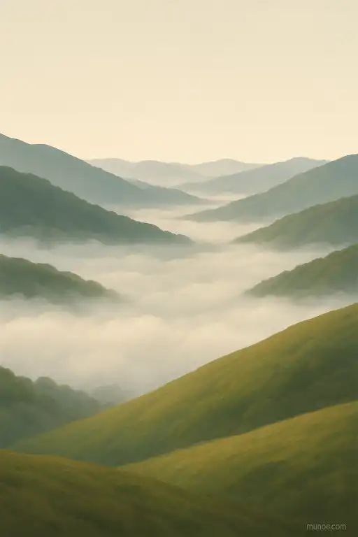 Why fog clings to valley floors while nearby ridges stay clear