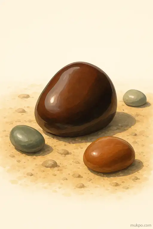 Why some rocks end up glazed with natural mineral polish