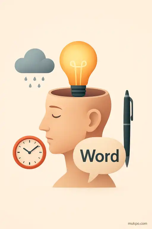 Why the perfect word finally pops into your head hours later