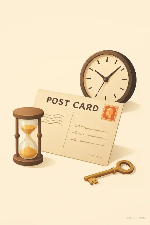 A postcard that arrived nearly a century after it was mailed