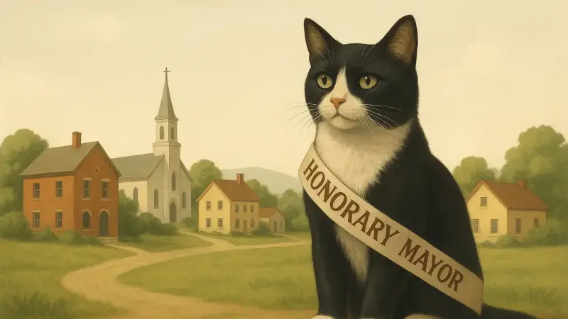 A town that kept a cat as an honorary mayor for decades