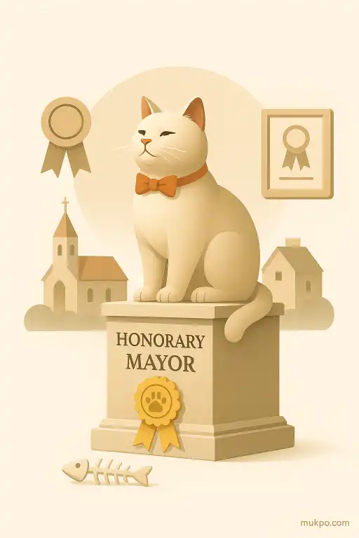 A town that kept a cat as an honorary mayor for decades