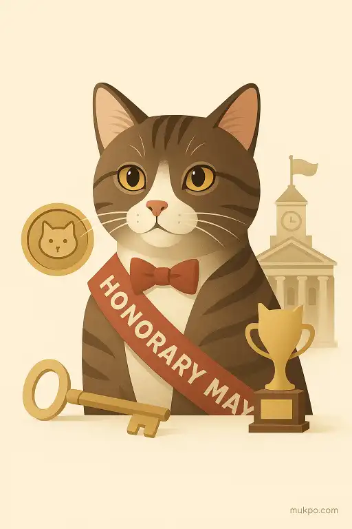 A town that kept a cat as an honorary mayor for decades
