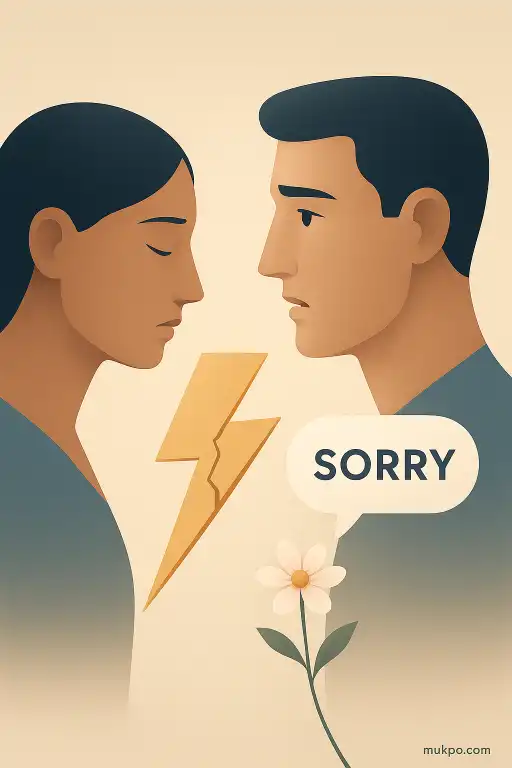 How a single brief apology can dissolve social tension