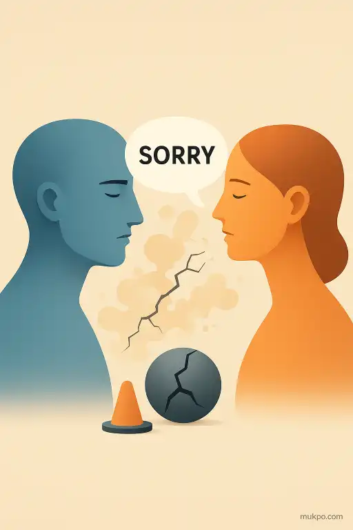 How a single brief apology can dissolve social tension