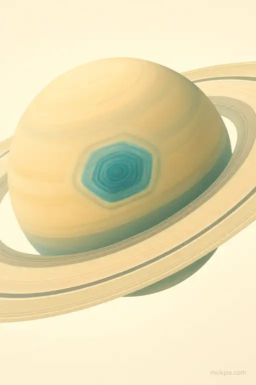 How Saturn’s polar winds carve a hexagon