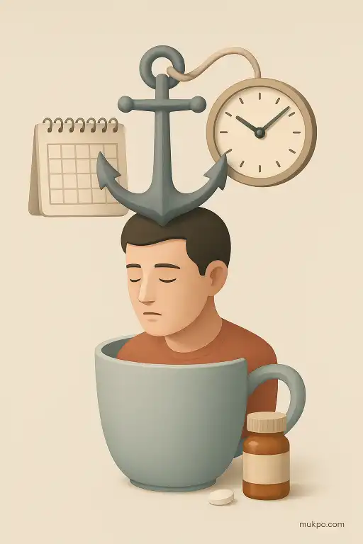 How subtle routines anchor anxious minds