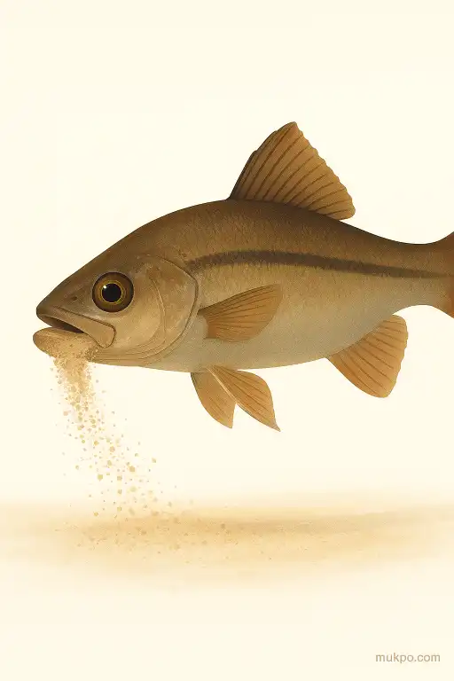 The fish that uses sand like a file to reshape its jaws