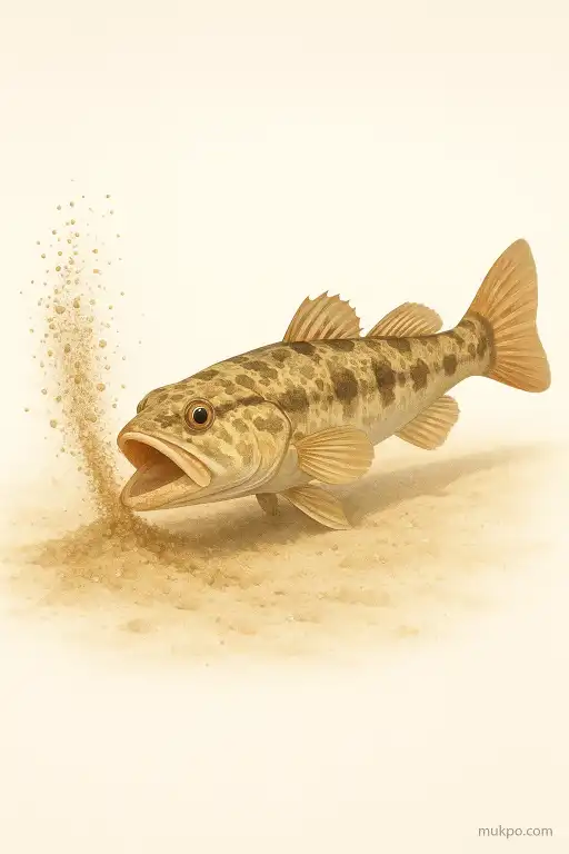 The fish that uses sand like a file to reshape its jaws