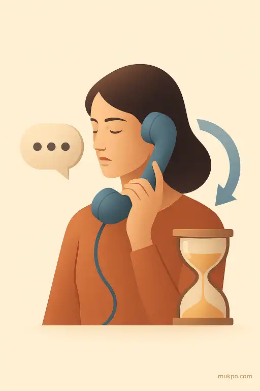 The habit of replaying past conversations