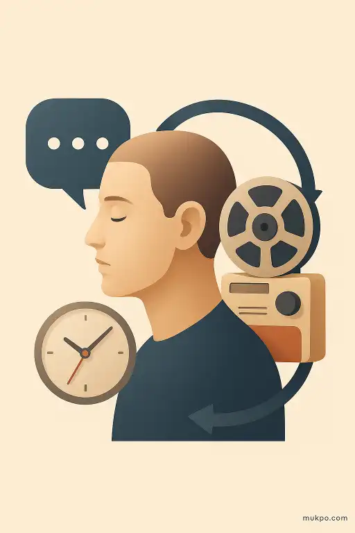 The habit of replaying past conversations