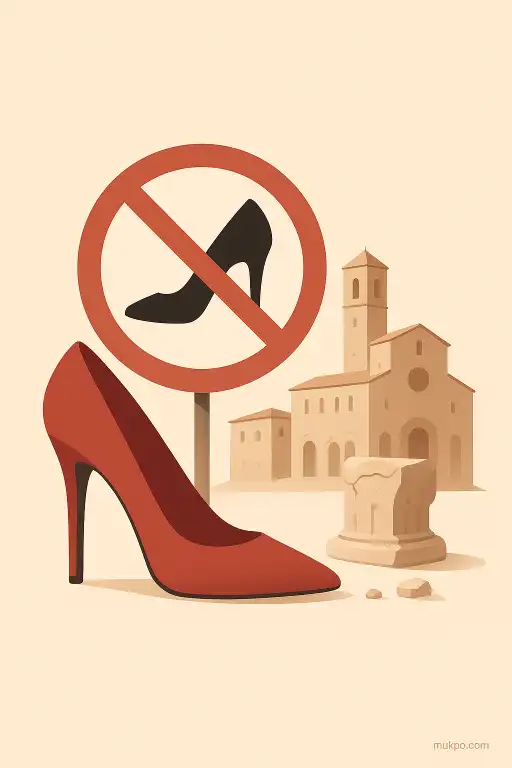 The Italian town that banned high heels to stop tourists chipping its ancient stones