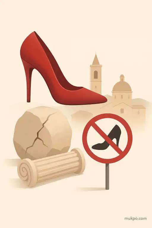 The Italian town that banned high heels to stop tourists chipping its ancient stones