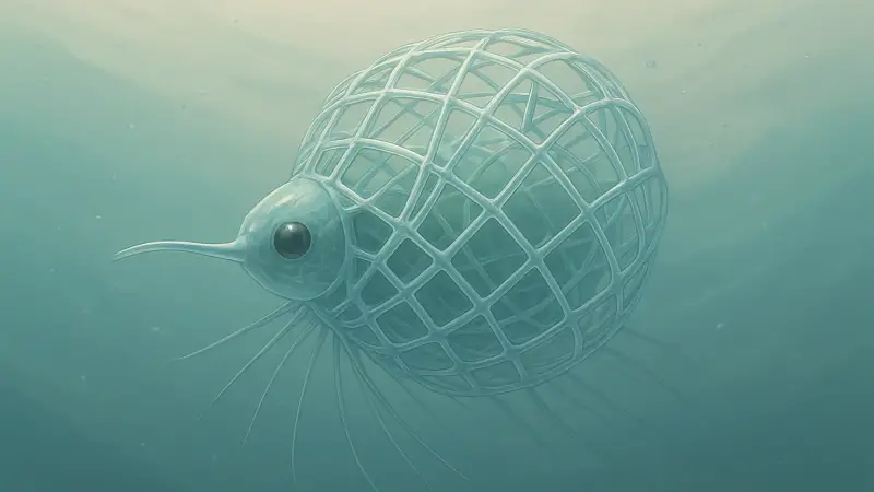 The plankton that weaves glass armor from seawater silica