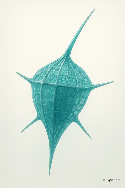 The plankton that weaves glass armor from seawater silica