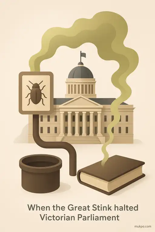 When the Great Stink halted Victorian Parliament
