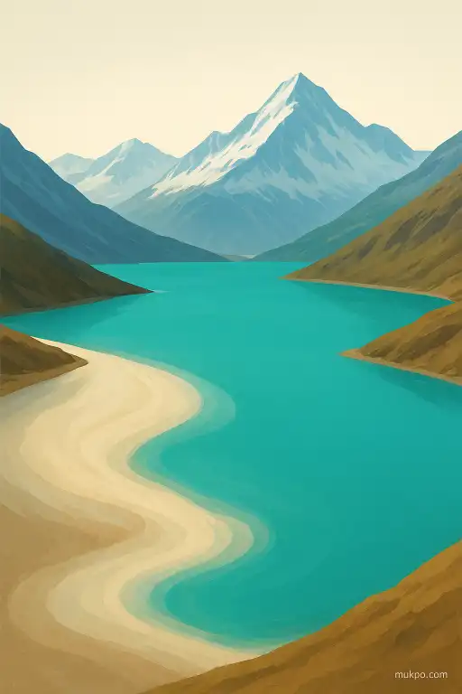 Why glacial flour turns alpine lakes brilliant turquoise
