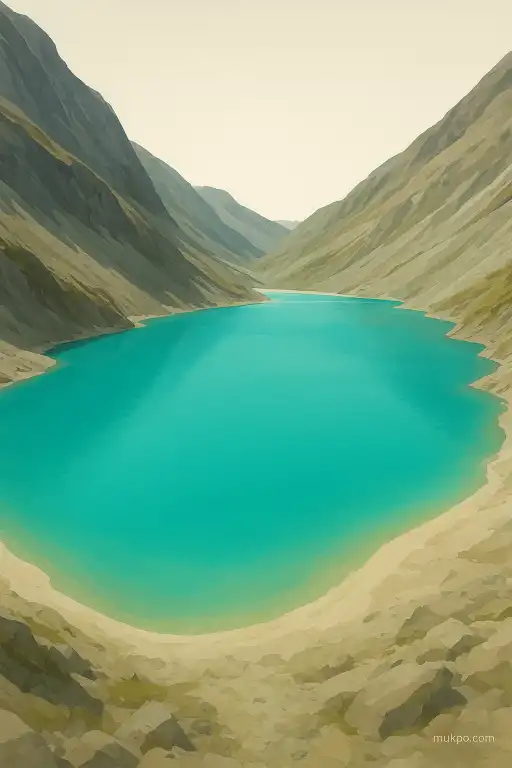 Why glacial flour turns alpine lakes brilliant turquoise