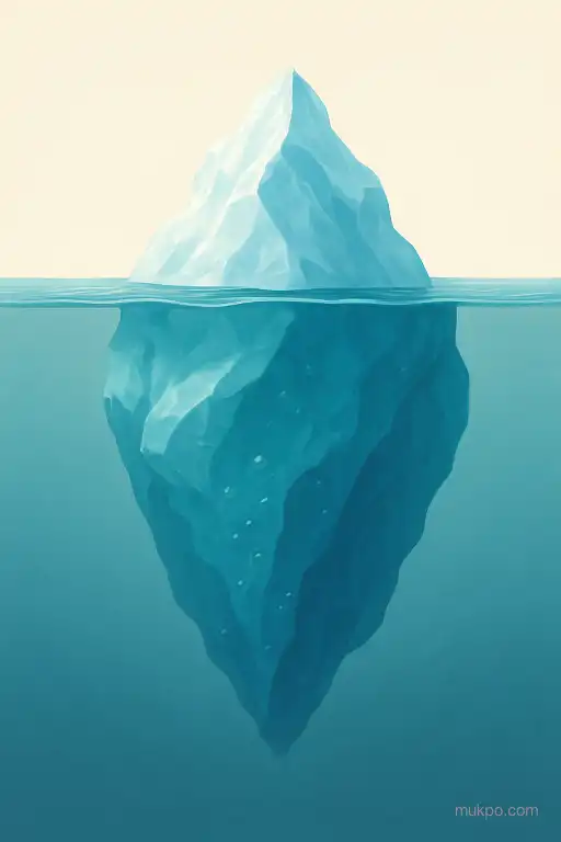 Why icebergs sing: how trapped air shapes underwater sound