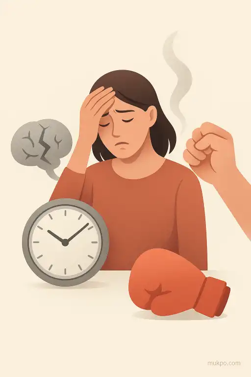 Why imagined confrontations can feel physically exhausting