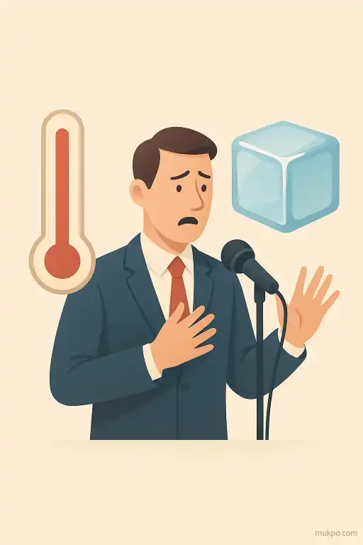 Why you freeze during public speaking
