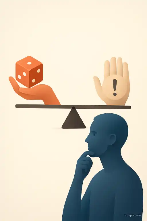 How a brief hesitation can tilt us toward risk or caution without conscious thought