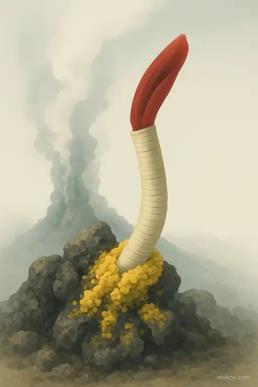 How deep-sea worms cultivate sulfur bacteria on hydrothermal vents
