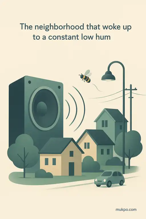 The neighborhood that woke up to a constant low hum