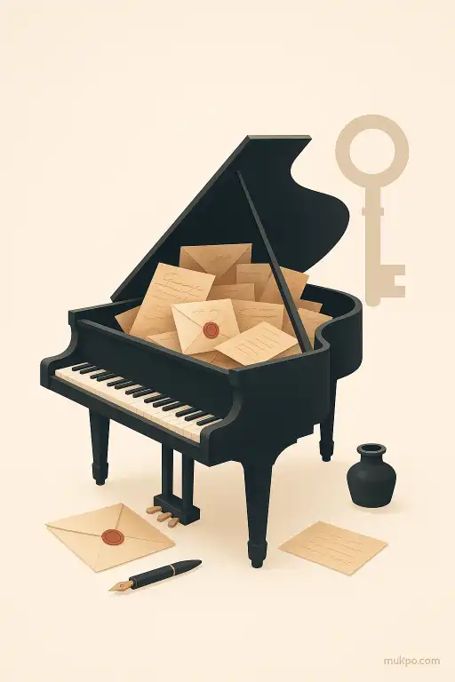 The piano that hid a century of forgotten letters