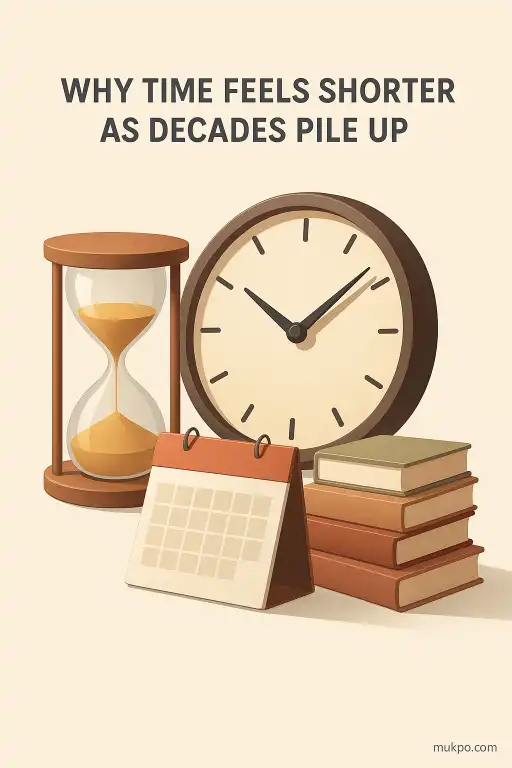 Why time feels shorter as decades pile up
