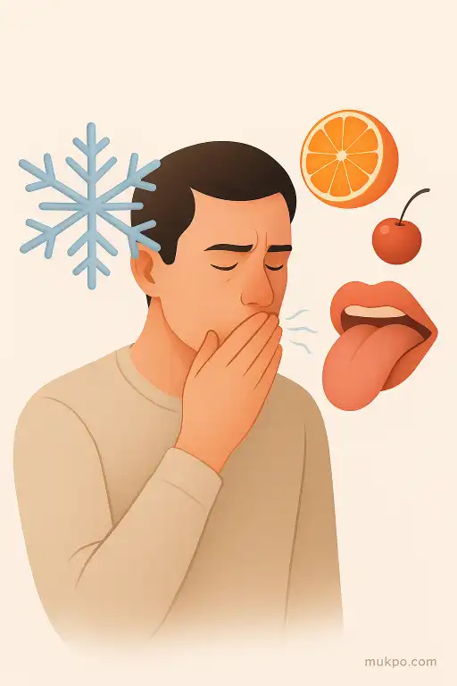 How a cold rewires your sense of taste and flavor