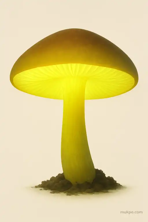 The mushroom that glows to attract spring beetles