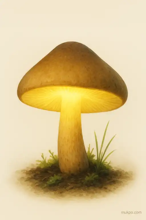 The mushroom that glows to attract spring beetles