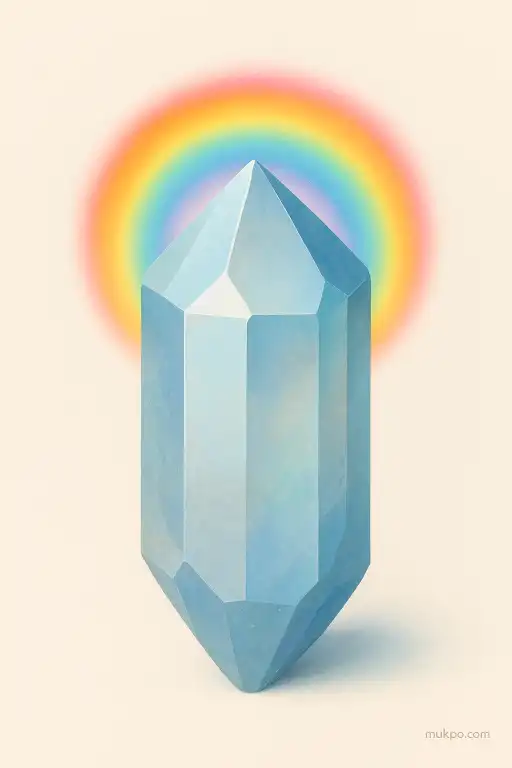 Why certain minerals split light into rainbow halos