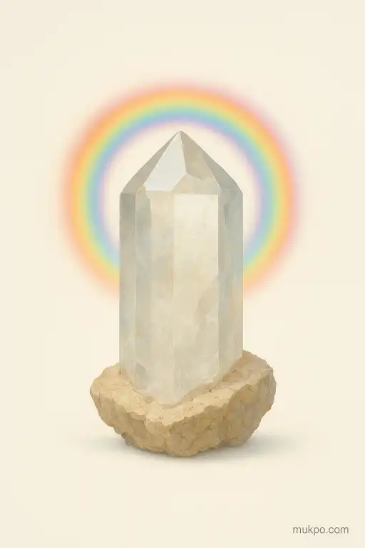 Why certain minerals split light into rainbow halos