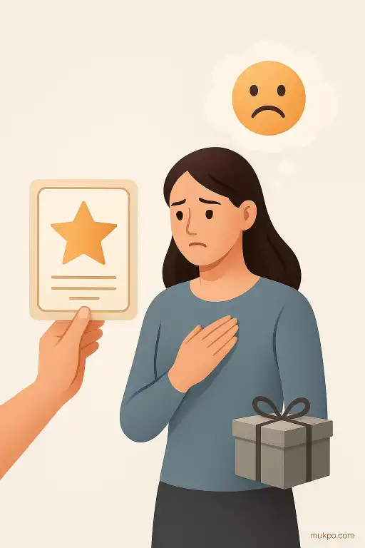 Why compliments can feel uncomfortable to receive