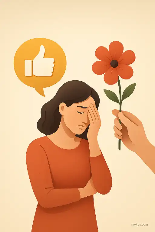 Why compliments can feel uncomfortable to receive