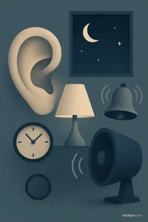 Why ordinary noises seem louder and creepier at night