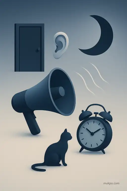 Why ordinary noises seem louder and creepier at night