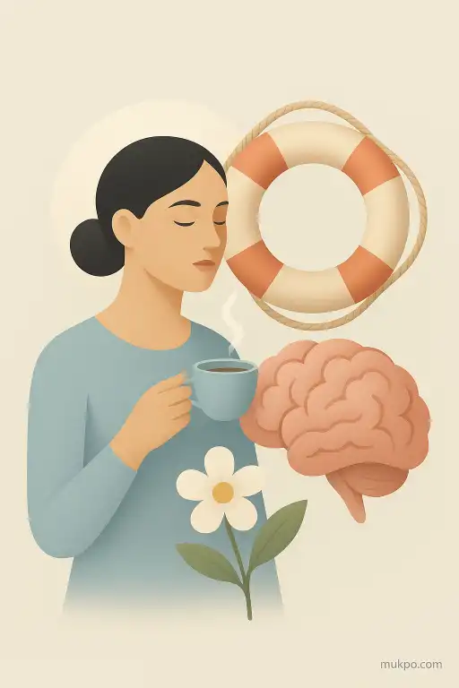 Why pretending calm can sometimes actually soothe your panic