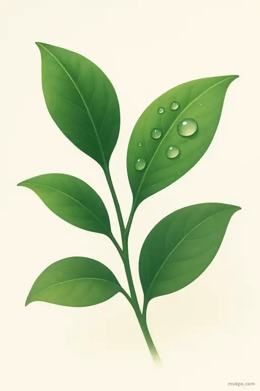 Why some leaves hold beads of dew while others stay dry