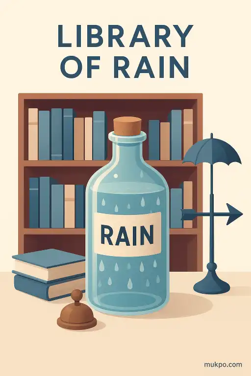 A library that loans bottled rain collected during historic festivals