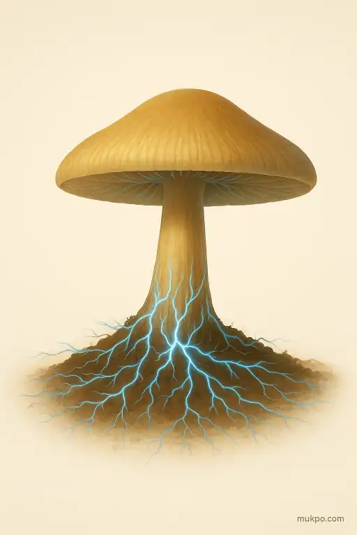 The mushroom that wires forests with electricity