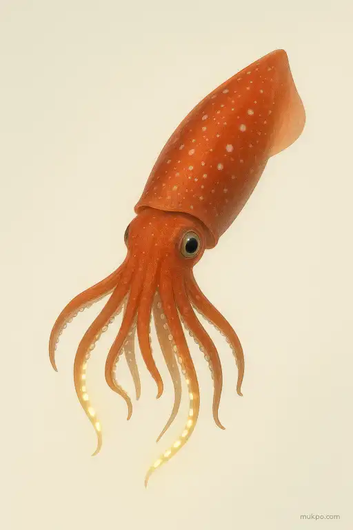 The squid that flashes in Morse code