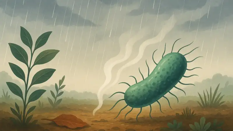 Why rain smells earthy: the bacteria behind petrichor