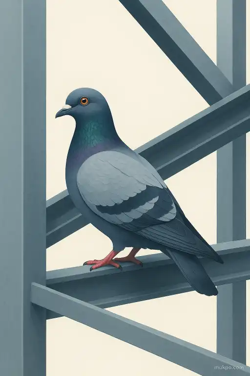 How pigeons navigate through urban steel and glass