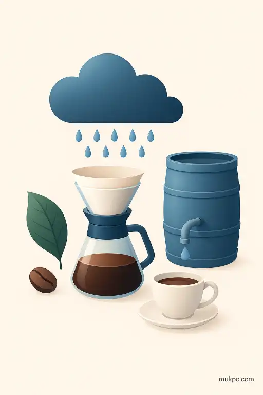 The café that only brews coffee with rainwater