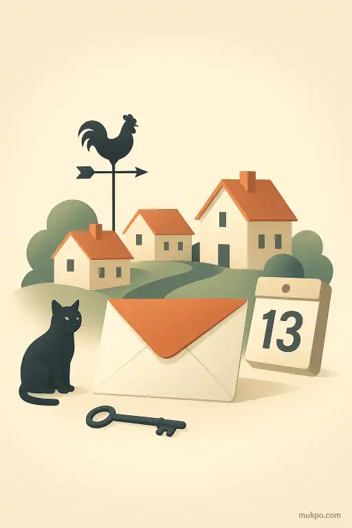 The village that changes its postal codes as a superstition