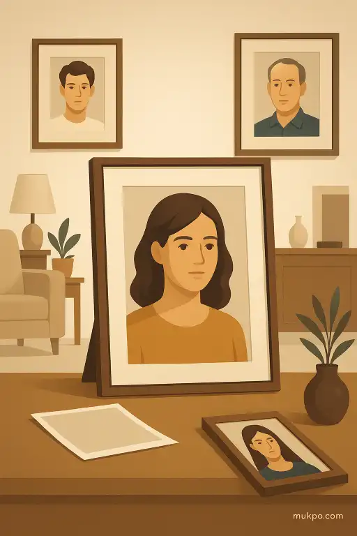 A lost photograph that appeared framed in different homes with a new person’s face each week