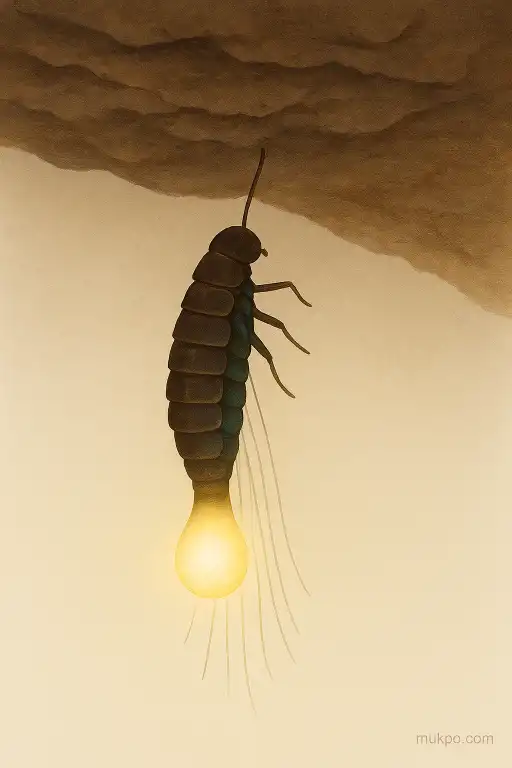 How glow worms build living lanterns in caves